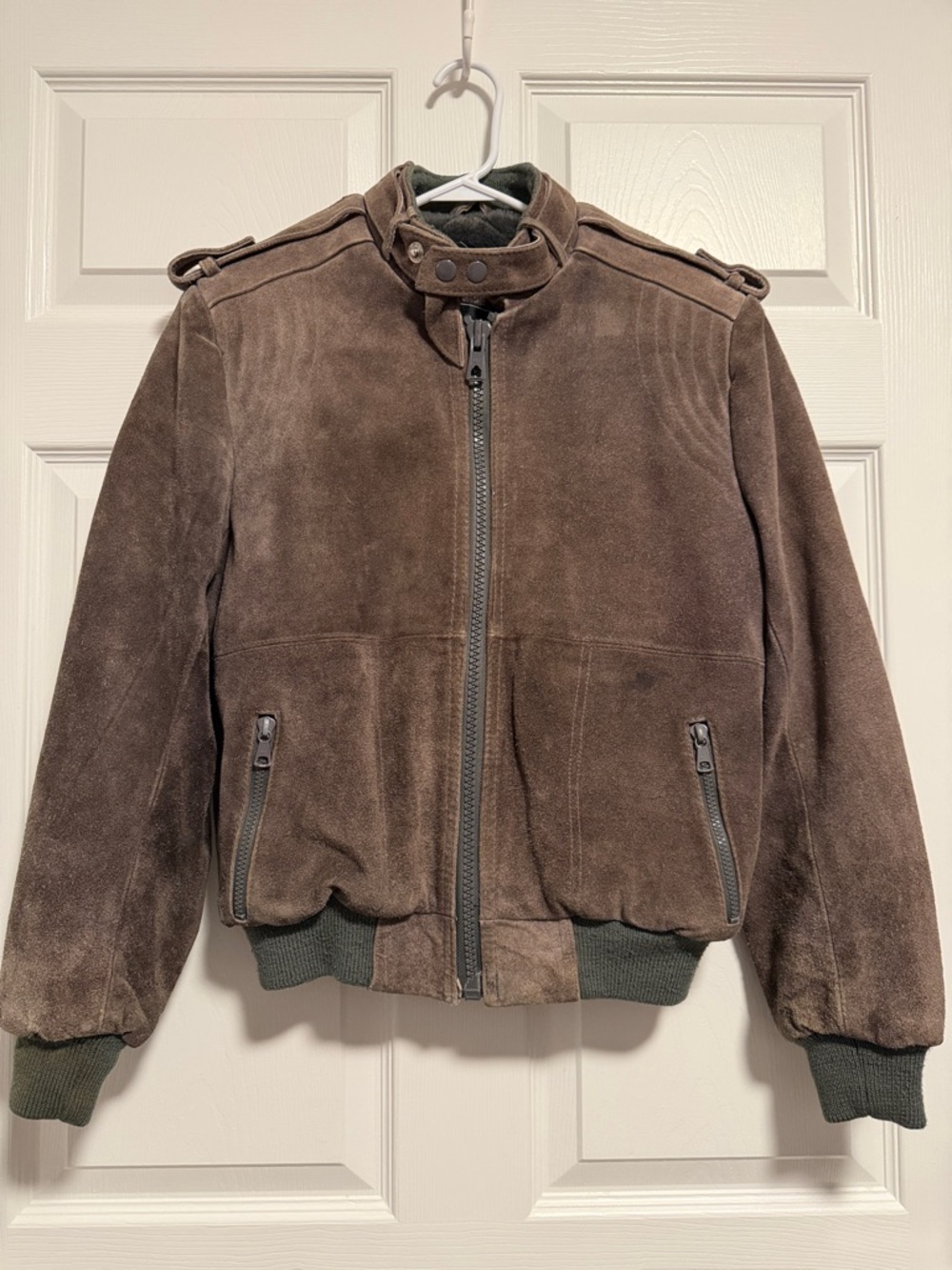 Vintage Men's Brown Suede Bomber Jacket - Brand in crowd by celebration